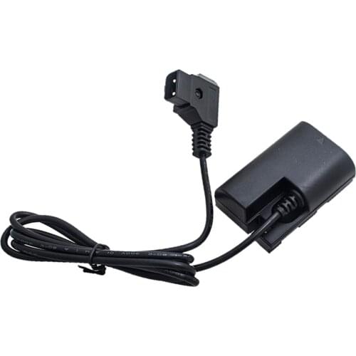 DR E6 Dummy Battery to D Tap Cable for 501 502 702 Monitor,Easy to Install, Compact