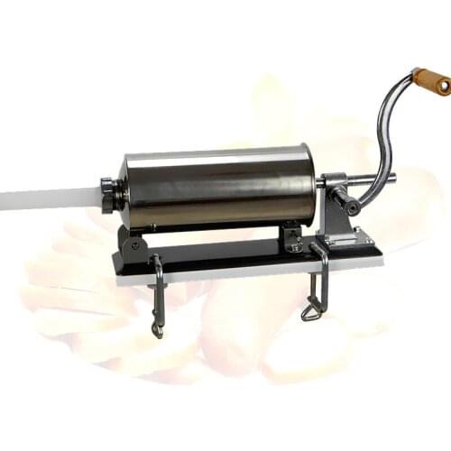 Stainless Steel Sausage Meat Stuffer Horizontal Sausage Maker Homemade Kitchen Meat Sausage Maker