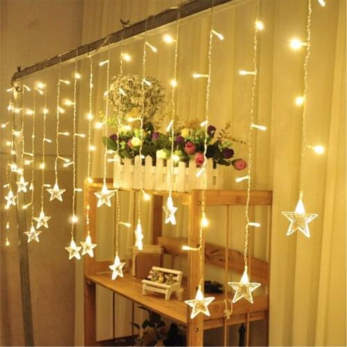 Светодиодные гирлянды-шторы GREENHUI China At AliExpress