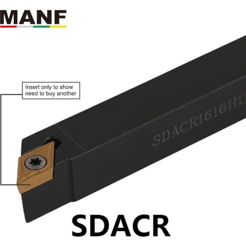 MANF SDACR-2525M11 16cm 20cm S Type Toolholder lathe Inserts DCMT11T304 Lathe Machining Bar External Turning Tool Holders