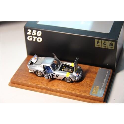 PGM 1:64 250 GTO #172 SILVER ordinary Diecast Model Car