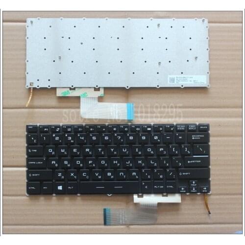 New Russian Laptop Keyboard for MSI Steelseries GS43 GS40 GS40-6QE81FD GS43VR RU Keyboard Backlit