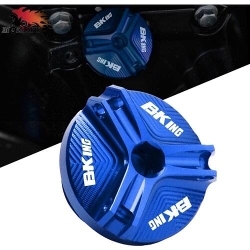 New Blue/Black For SUZUKI B-KING BKING 2007-2010 2009 2008 Motorcycle CNC Aluminum Engine Oil Filler Cover Plug Cap Screw Cover