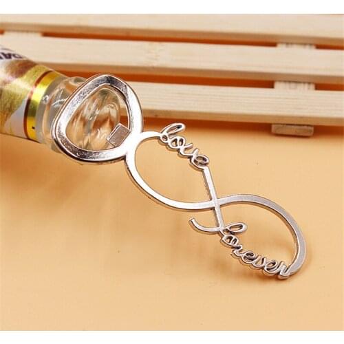 10pcs/lot Love Forever Bottle Opener Wedding Gifts For Guests Wedding Souvenirs Party Supplies Wedding Favors And Gifts