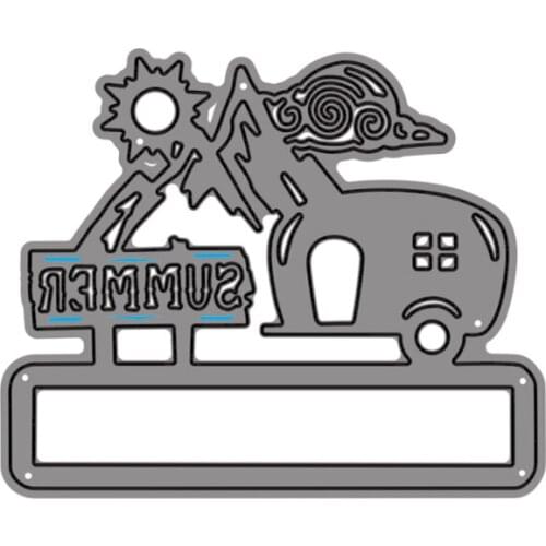 Cutting Dies Summer Cloud Snow Mountain Sunlight For DIY Scrapbooking Embossing Album Paper Cards Dies 2021 New