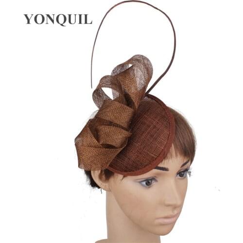 Gorgeous Bridal Wedding Hat Fashion Fascinator Hair Pin Formal Occasion Mariage Headpiece For Ladies Party Chapeau Cap Headband