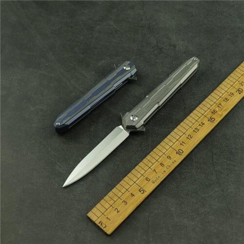 M390 steel folding knife outdoor camping survival pocket folding knife edge high hardness hunting knife EDC tool fruit knife