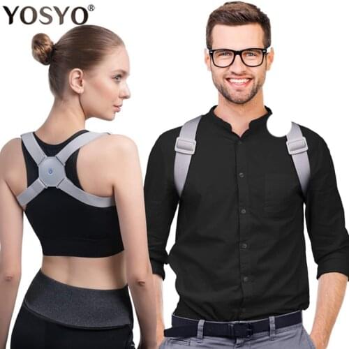 Smart Posture Corrector with Intelligent Sensor Vibration Back Straightener Posture Corrector for Adults & Kids Back Support