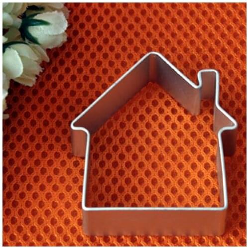 House Shaped Aluminium Mold Sugarcraft Cake Decorating Cookies Baking Pastry Cutter Mould Tool baking tools for cakes
