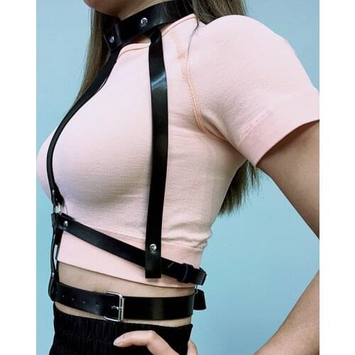 2021 New Spring Summer Leather Black Buckle Personality Women Wide Strap Belt Fashion Tide All-match Gothic Decor Corset Belt