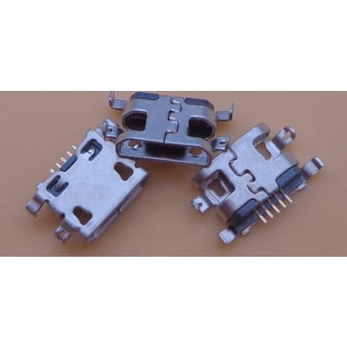 2pcs USB B type Female Connector for DOOGEE F5 HOMTOM HT5 Jack 5 pin Charging port Socket mini 5-pin replacement repair parts