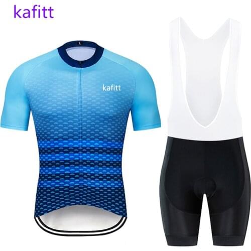 2020 Kafitt Proteam Triathlon Summer Cycling Wear Suit Breathable Short Sleeve Shirt Mens Cyclingshorts9drubberpad Men Full 004