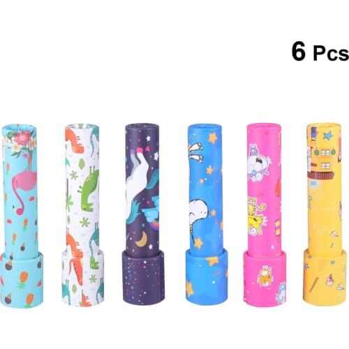 6pcs Kaleidoscope Fashion Creative Stylish Kids Kaleidoscope Toys Cute Kids Kaleidoscope Adorable Child Educational Playthings