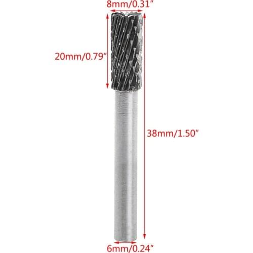 8mm Head Tungsten Carbide Point Burr Die Grinder Drill Bit Abrasive Tool