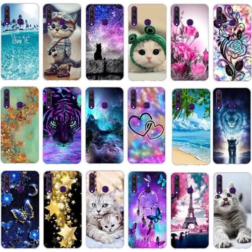 For Huawei Y6P 6.3 inch Case Huawei Y6P 2020 Case Cover Soft Silicone TPU Phone Case For Huawei Y6P MED-LX9N Y 6P HuaweiY6P Case
