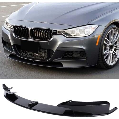 M-P Style PP material Bumper Front Lip Spoiler For BMW 3 Series F30 320 330