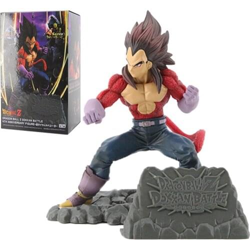 15cm Classic Anime Dragon Ball Assembly GT Super Saiyan Super 4 Vegeta Action Figure Special Edition Toy Model Childrens Gift