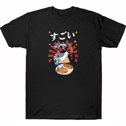 Noot Noot Pingu Men T-shirt Harajuku Female Clothing Printing Tops Hot Anime Pattern Lady Unisex Short-sleev Summer Streetwear