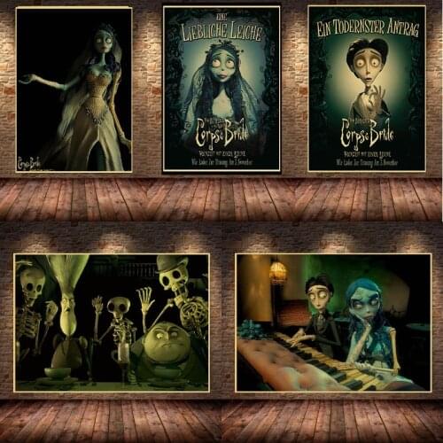 Tim Burton Movie Beetlejuice Edward Canvas Painting Scissorhands Movie Poster HD Print Wall Art Pictures Home Decoration