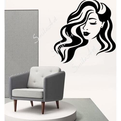 Beauty Beauty image Wall Sticker Vinyl Art Home Decor For Home Decor Living Room Bedroom Wall Art MURAL Drop Shipping