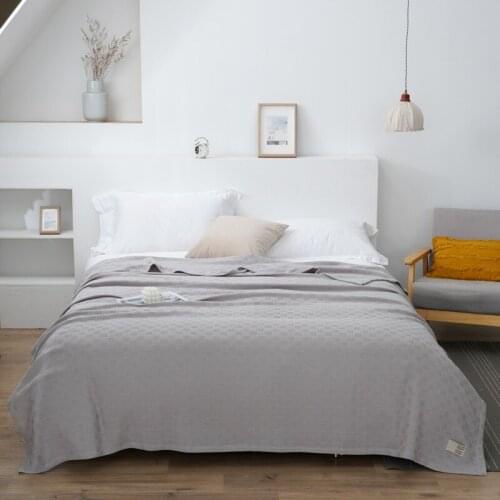 Cool Summer Quilt Super Soft Home Bedding Sofa Cover Blanket Camping Travel Quilt Lounge Chair Blanket Plain Kids Comfort Sheet