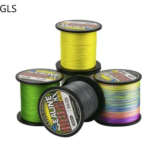 Newest 8 Strands Of Japanese High Quality PE Braided Line 15-110LB Multifilament Fishing Line 5 Colors Optional 500 M Length