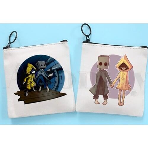 Little Nightmares Six Maw Design Nightmare Bag Coin Purse Storage Small Bag Card Bag Key Bag Coin Clutch Bag Zipper Key Bag