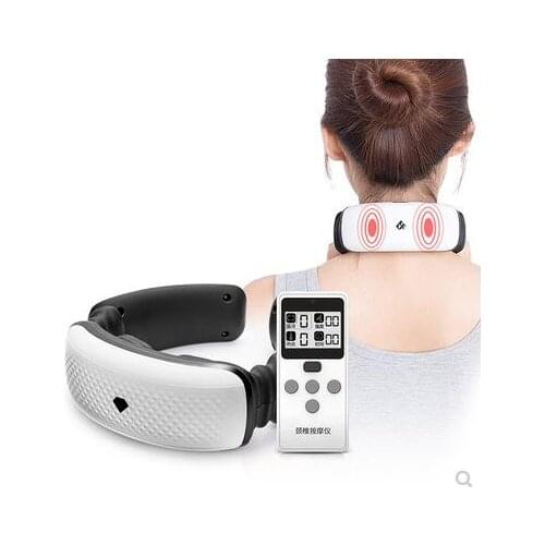 HANRIVER Cervical spine massager neck shoulder neck household multi-function kneading massage pillow electric heating apparatus