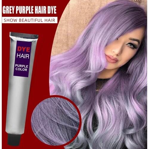 Fashion Unisex Long Lasting Fast Dyeing Fixing Gray Color Granny Hair Dye Cream Hair accessories краска для волос 2021