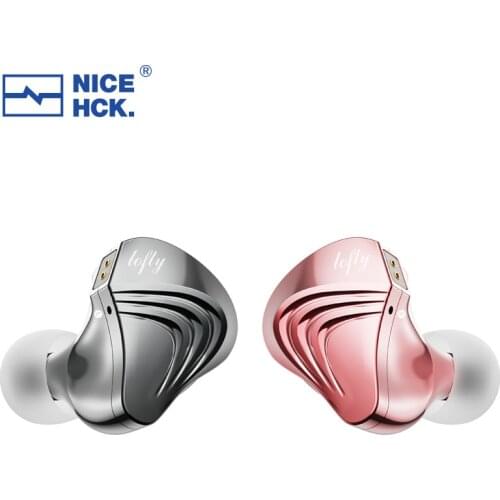 NiceHCK Lofty Flagship CNC In-ear Earphone Monitor 10.1mm Pure Beryllium Dynamic HIFI Headset Sport Game Earbud with 2Pin Cable