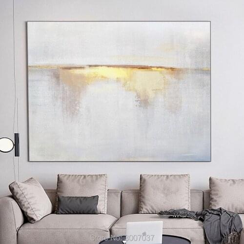 New Design High Quality Hand painted Modern Gold Oil Painting Modern Art Canvas Painting for home Wall Decor