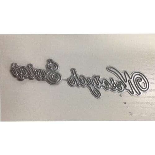 Polish Merry Christmas Wesolych Swiat Metal Cutting Dies Stencil for DIY Scrapbooking Cards Making Decorative Crafts New 2018