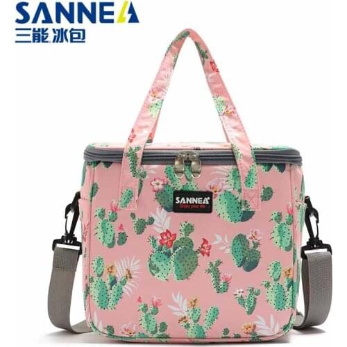 Portable Thermal Insulated Lunch Bag Food Storage Cooler Bag Picnic Bento Cooler Handbag Large Capacity 7L Lunch Box Tote