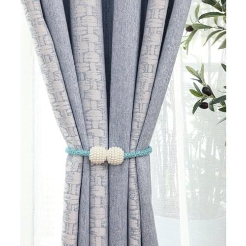 Simple Thickening High Shading Pure Color Jacquard Chenille New Chinese Style Living Room Balcony Bedroom Curtain