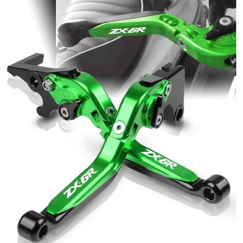 Motorcycle Adjustable Brake Clutch Lever handles For Kawasaki Ninja ZX 6R 636 ZX6R 2007-2018 2017 2016 20115 2014 2013 2012 2011