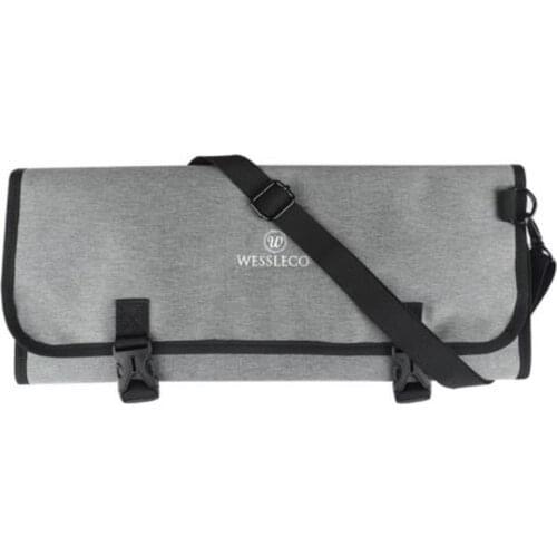 WESSLECO Chef Knife Bag Roll Bag Carry Case Bag Kitchen Cooking Portable Durable Storage Pockets