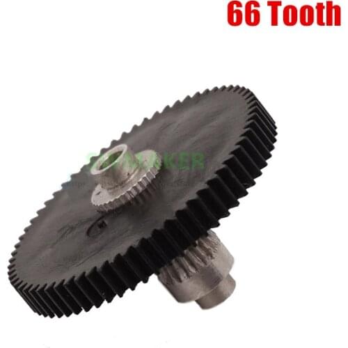 SWMAKER Titan Extruder Big Gear 66 Tooth Modulus 0.5 Stainless Steel Gear for DIY 3D printer