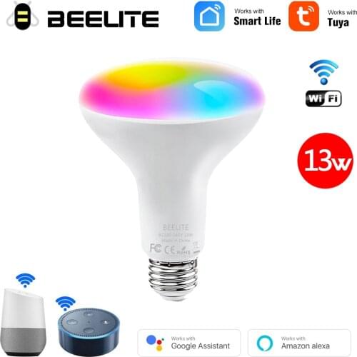 Beelite Smart LED Bulb 13W E27 Dimmable Magic Color Lamp 110V 220V Automation Supports Alexa Google Assisitant Voice Control