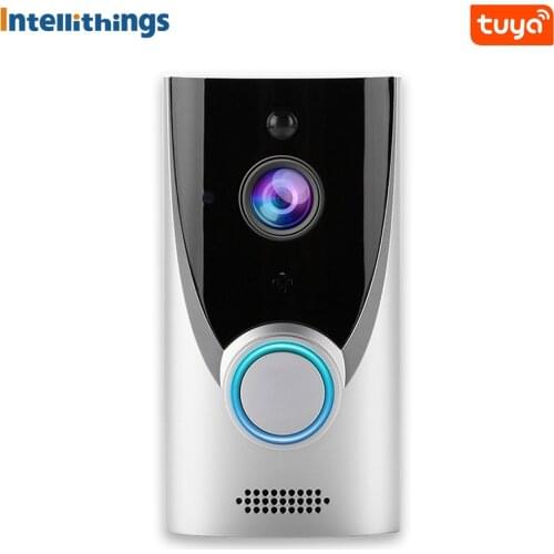Tuya WiFi Smart Life Video Doorbell Installed Battery Connected to Home WiFi Infrared Night Vision Remote Capture Smart Home