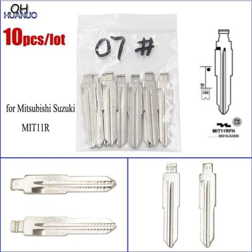 10pcs/lot, Universal Remotes Flip Blade 07# for KD Remote, NO.07 MIT11RFH Blade for Mitsubishi Outlander Grandis ASX