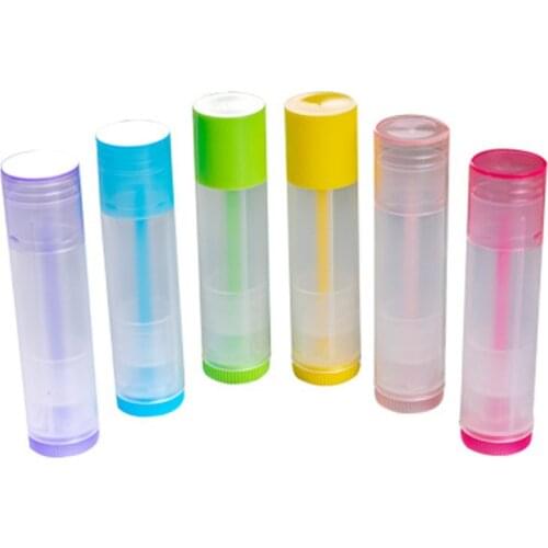 10 Pcs/lot 5g 5ml Lipstick Tube Lip Balm Containers Empty Cosmetic Containers Lotion Container Glue Stick Clear Travel Bottle