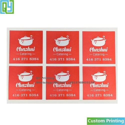 1000pcs 30x30mm Free Shipping Custom Logo Printing Silver Pet Tamper Evident Void Labels Envelope Sealing Tape Security Sticker