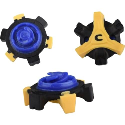 14 pcs TPR Golf Shoe Spikes Replacement Champ Cleat Fast Twist Screw Studs Stinger Golf Accessories Training Aids Shoe Spikes