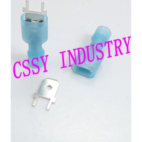 200piece/bag Without locating Double Crimp Nylon Full-insulating Female Circuit board inserting terminl 16-14AWG(1.5-2.5mm2)