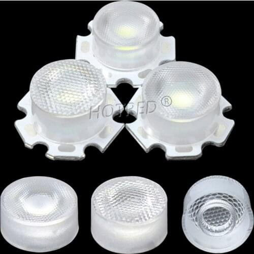 30PCS 13.5mm CREE LED Lens 30 60 Degree Optical PMMA Lenses Holder SMD 5050 XML T6 XML2 XML-L2 XHP50 Plano Reflector Collimator