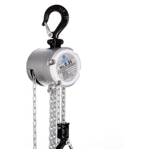 500kg Aluminum Round Chain Hoist Manual Hoist Chain Block