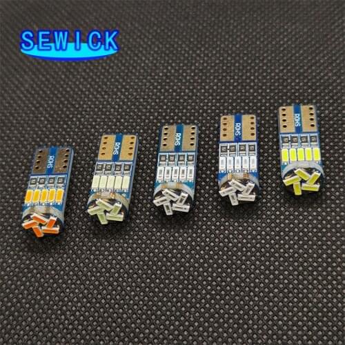 500pcs T10 15 SMD 4014 Chips Led W5W 194 Car styling Side Wedge Map door reading Tail Light Lamp Bulb White DC 12V