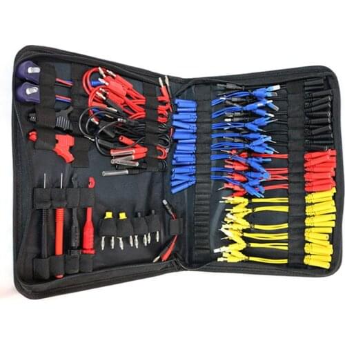 92pcs Set Car Circuit Test Power Probe Wiring Cable Accessories Kit MT08 SRS Connector Alligator Clip For Multimeter MST9000