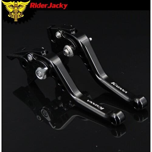 RiderJacky Motorcycle Accessories Short Brake Clutch Levers For Suzuki 600/750 KATANA 1998-2006 2000 2001 2002 2003 2004 2005
