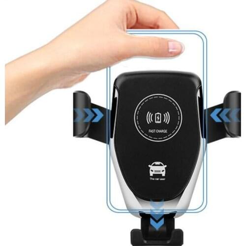 QI Wireless Charger Bracket 10w Fast Charging Car Air Vent Dashboard CellPhone Mount Holder For Samsung Note 9 S9 iPhone X 8 8